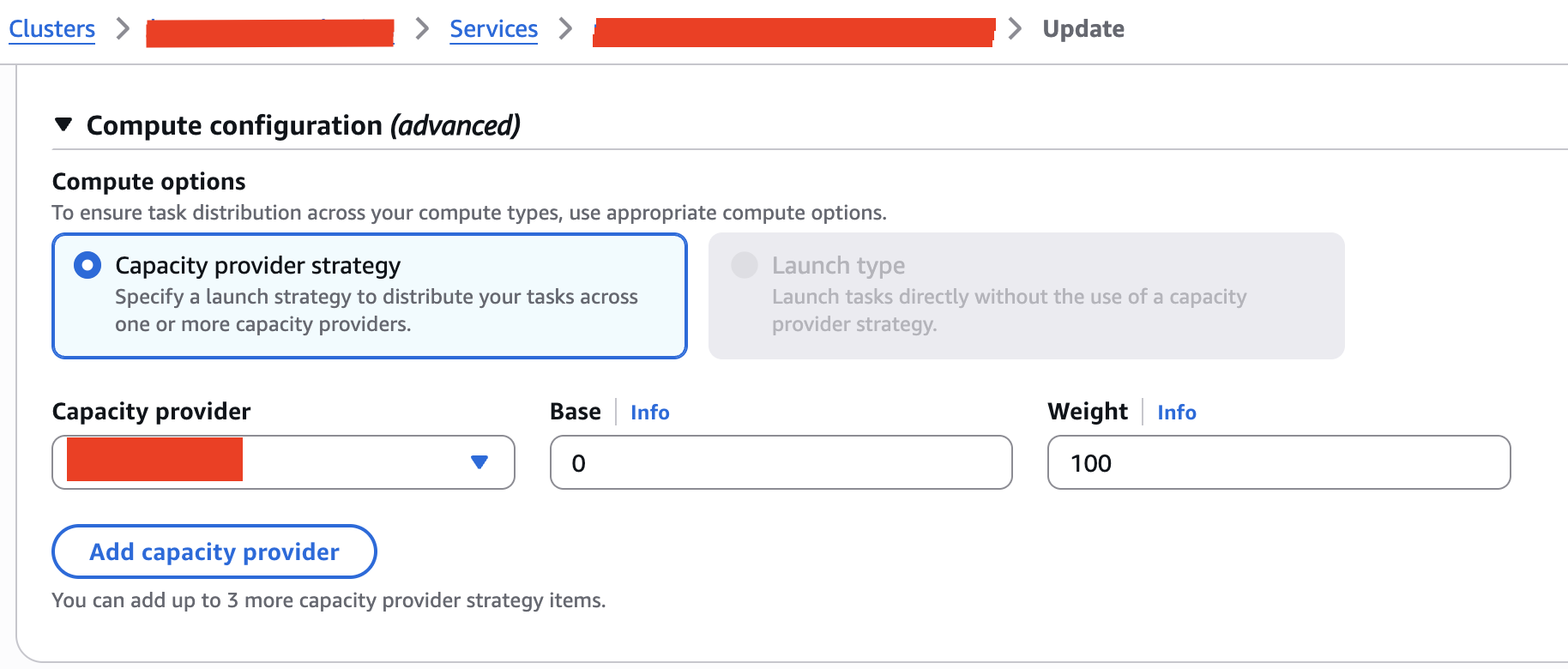 AWS-ECS-Update-Service